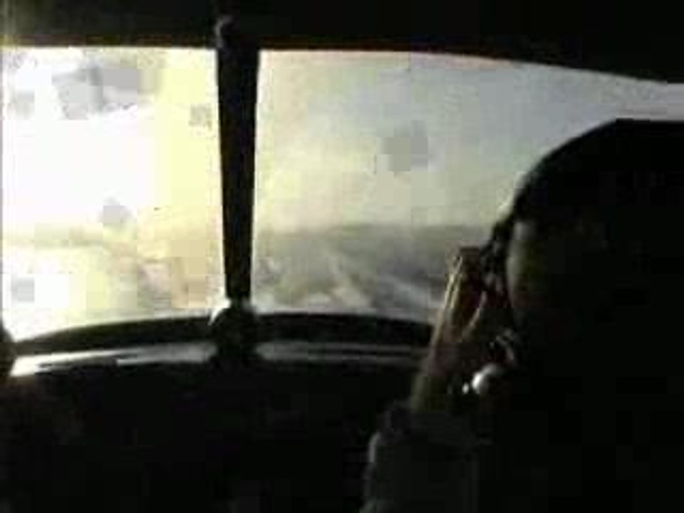 Vol en DR400 au dessus de la neige