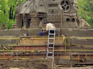 The world’s tallest sandcastle