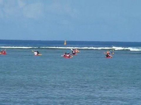 La barrière de corail de la plage de la Saline-les-Bains à la Réunion