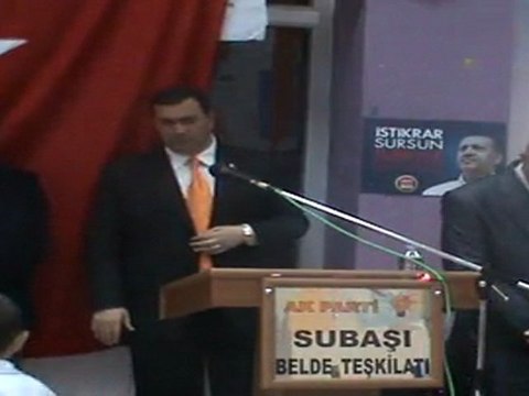 AK PARTİ YALOVA MİLLETVEKİLİ ADAYI TEMEL COŞKUN'UN SUBAŞI İLÇE TEŞKİLATI TANITIM TOPLANTISI KONUŞMASI