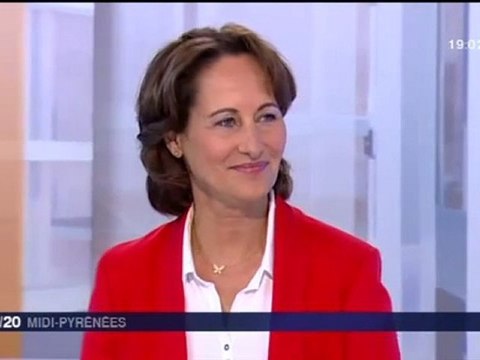 Ségolène Royal était l'invitée du 19/20 Midi-Pyrénées