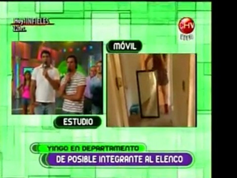 Yingo caro mestrovic  en departamento de la nueva integrante