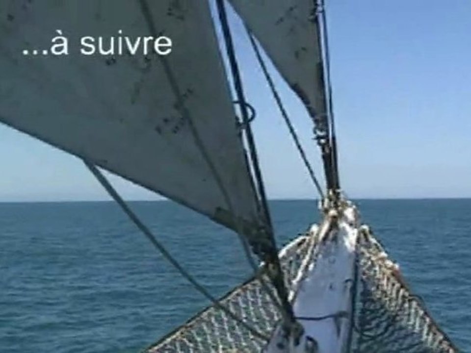 Part 1- LE BELEM, vieux gréement  - Traversée Bayonne Nantes mai 2011 - les manoeuvres au départ de Bayonne