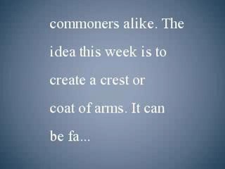 Graphics Challenge: Medieval Crests