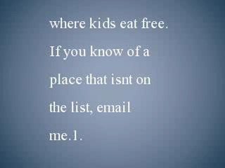 Kids Eat Free Houston - 35 Places Kids Eat Free in Houston