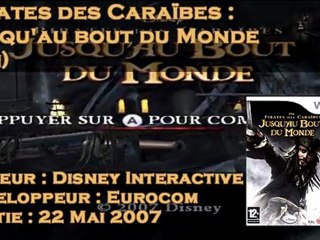 [Test/Délire] Pirates des Caraïbes : Jusqu'au Bout Du Monde [Wii]