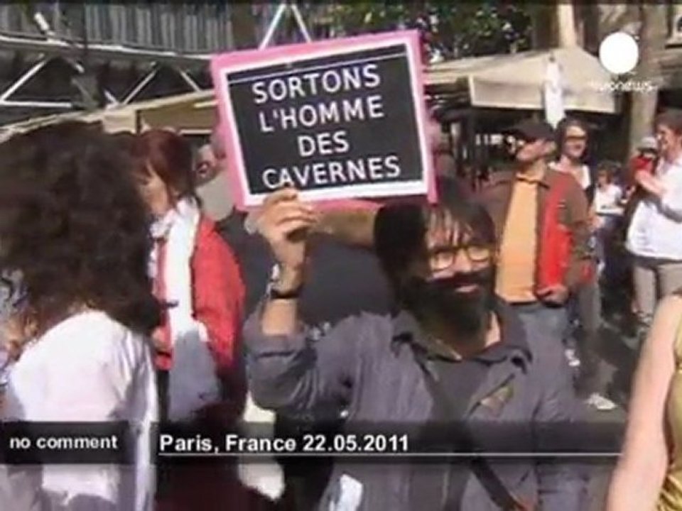 Affaire DSK : manifestation à Paris contre... - no comment