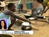 Amélie Cano en direct au téléphone depuis le Liberia au JT de TV5 le 25 avril 2011