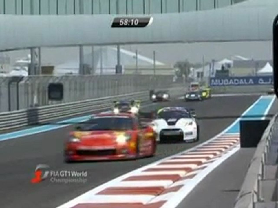 Start Crash FIA GT1 2011 Rd01 Abu Dhabai