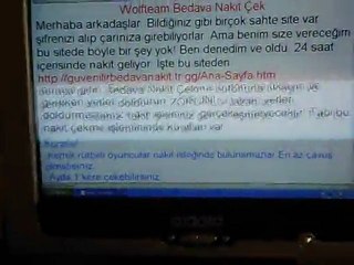 Wolfteam Bedava Nakit Çek