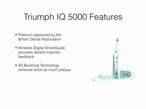 Braun Oral-B Triumph IQ 5000 Electric Toothbrush Review