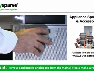 How to change the charcoal filter in a cooker hood (Whirlpool)