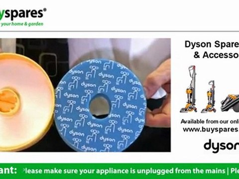 How to change the filters in a Dyson dc08 vacuum cleaner