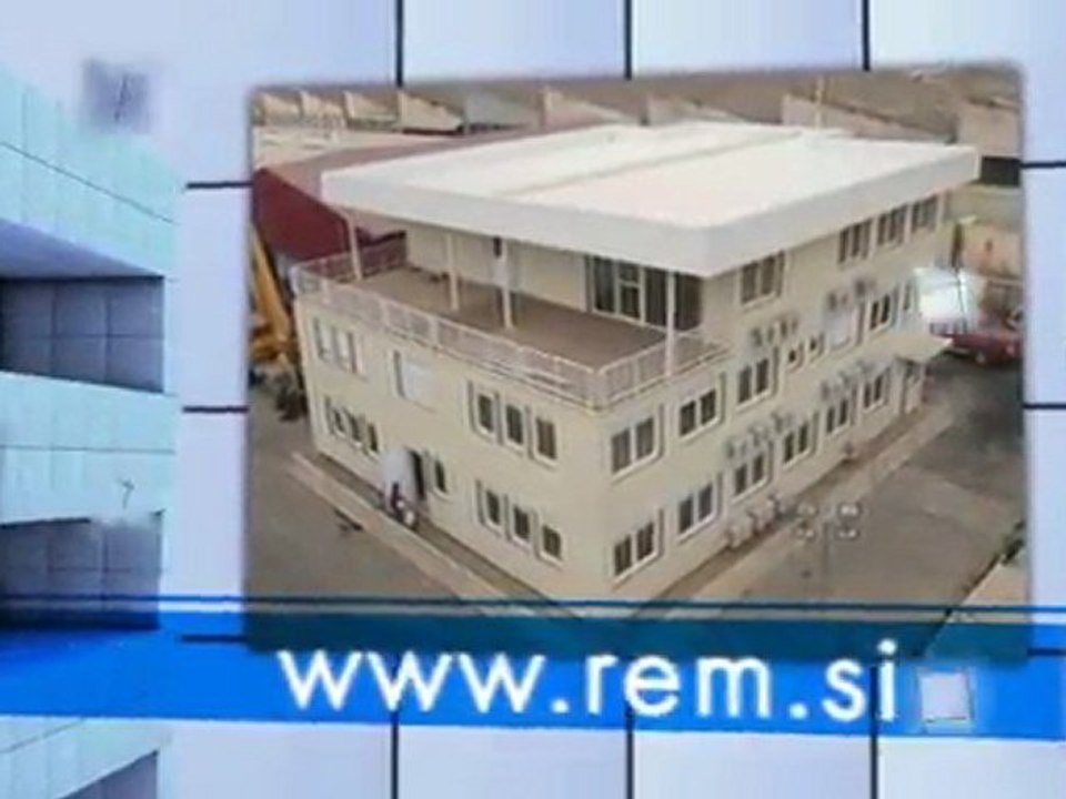 // Rem d.o.o. // Akcija Cenik Cena Kontejnerske zloženke Kontejnerska zloženka Modularni objekti