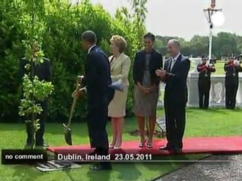 Barack Obama visits Ireland - no comment