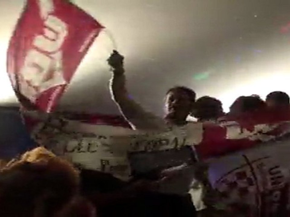 L'ambiance à la bodéga de Bègles qui fète la montée en TOP14.