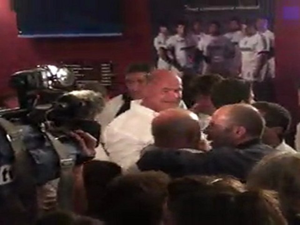 Ambiance à la bodéga de Bègles aprés la montée en TOP14 (clip2)