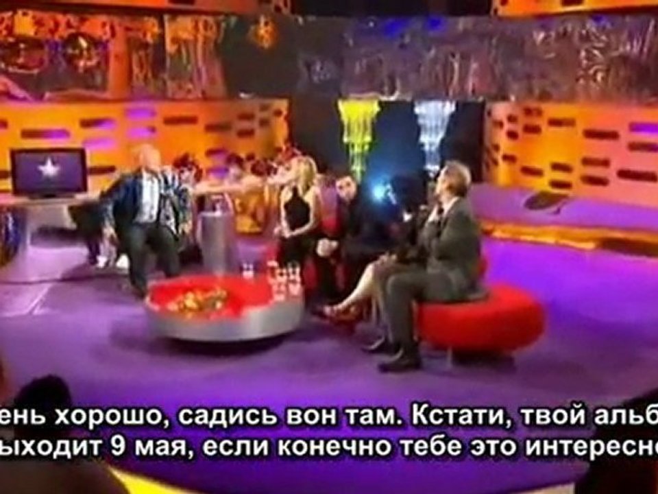 Шоу "Graham Norton" с Робертом. Часть 4 (русские субтитры)