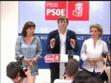 Reaccions a la seu del PSIB-PSOE
