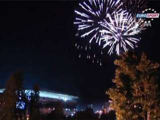 Fener'den havai fişekli kutlama