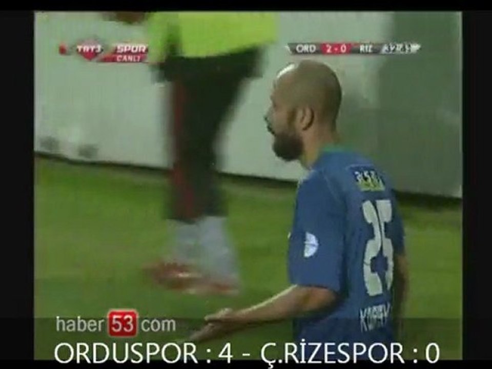 Orduspor : 4 - Ç.Rizespor : 0