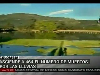 Asciende a 464 muertos en Colombia por las lluvias