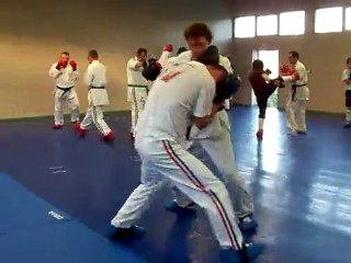 préparation combat  pieds poings