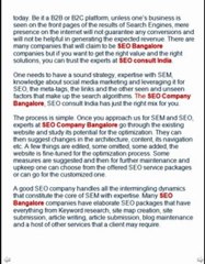 SEO Company Bangalore