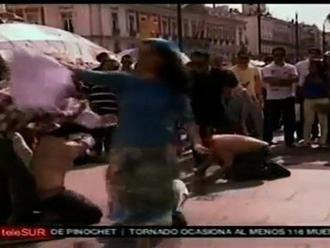 Movimiento de los indignados seguirá otra semana en Madrid