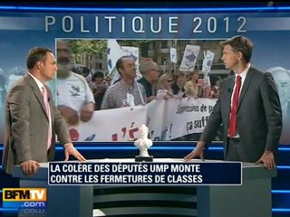 La colère des députés UMP monte contre les fermetures de classes