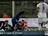 Caen fait match nul à Lyon (Foot Ligue 1)