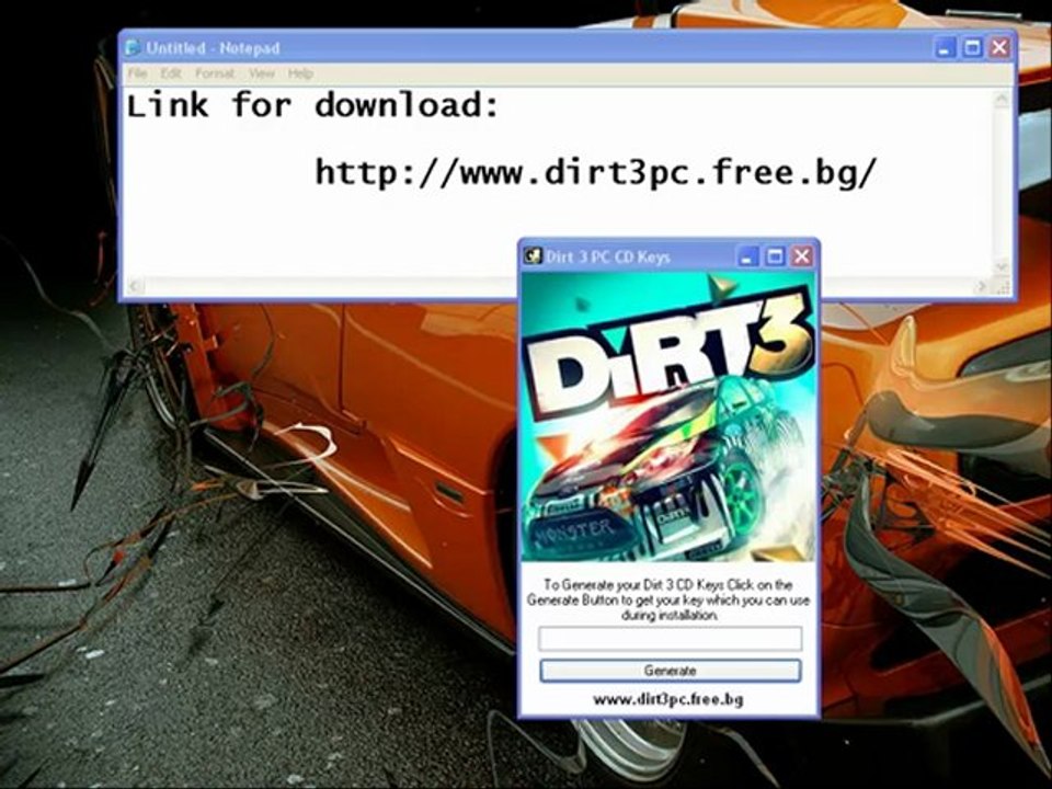 DIRT 3 PC KEYS