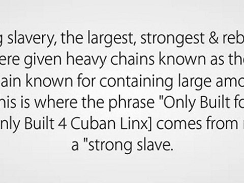 Only Built For Cuban Links