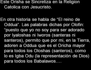 Santeria Orisha Odduduwa