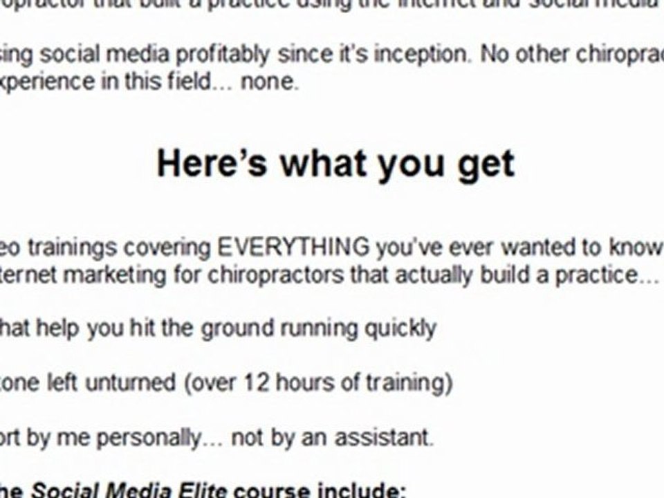 Chiropractic Marketing SEO Case Study