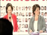 Rencontre du changement à Poitiers : Discours de Ségolène Royal