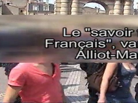 Manif des intégristes religieux place de la comedie Bordeaux