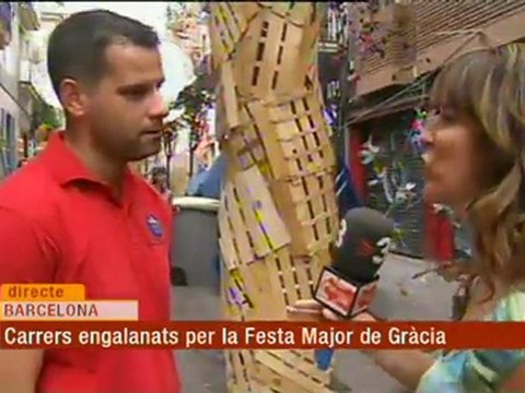 TV3 - Els matins - Tret de sortida a la Festa Major de Gràcia