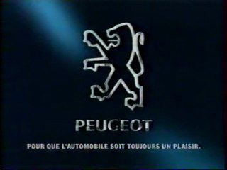 Publicité électriques Peugeot 1997