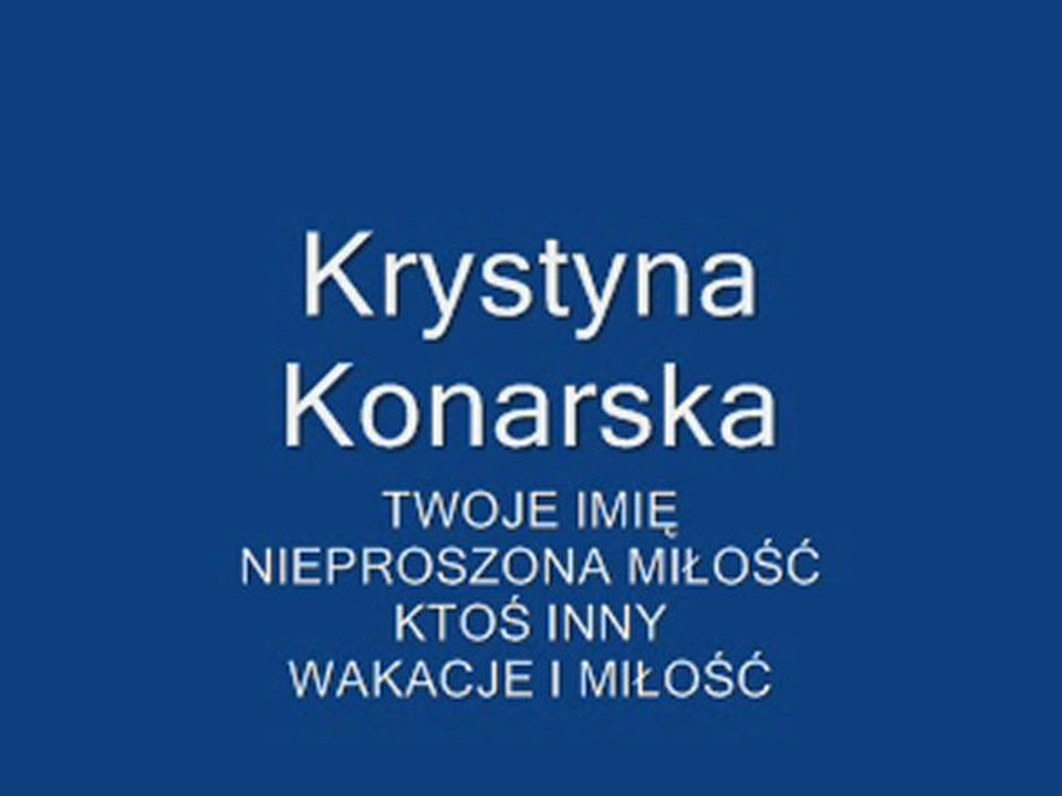 Krystyna Konarska AndriS1968