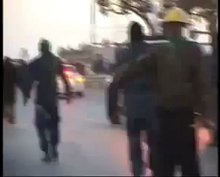 LES FORCES ANTI-EMEUTES LIBYENNE N'ETAIENT PAS ARMéS