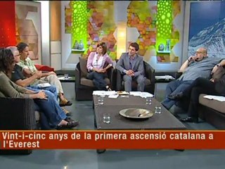 TV3 - Els matins - "Fa 25 anys pujaves a l'Everest comunicant-te en morse"