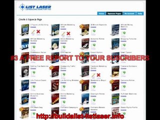 To Build A List. List Laser.