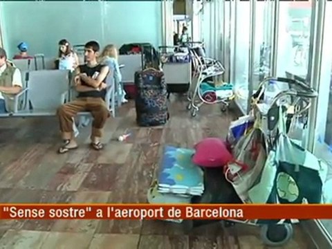 TV3 - Els matins - Uns vint sense sostre es refugien a l'aeroport del Prat
