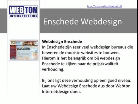 Webdesign nodig voor uw bedrijf in Enschede? WebtonInternet.nl