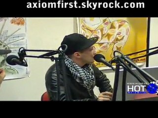 AXIOM INTERVIEW SUR  HOT95    Le 1er portail Indépendant de Hip-Hop US FR   RNB