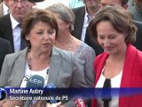 Aubry et Royal à Poitiers pour défendre le projet socialiste