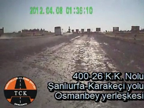 400-26 K.K kavşağı yolunun 20+000 Km de Osmanbey yerleşkesi