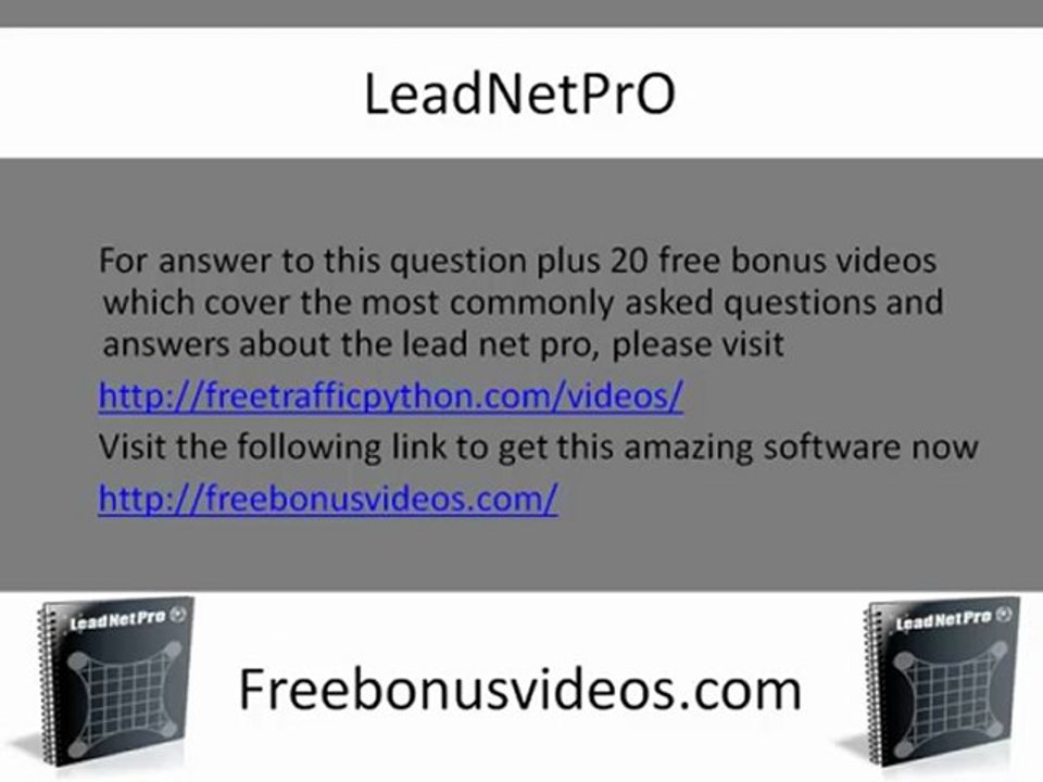 leadnetproFAQ:Can i upload the software on multiple sites?