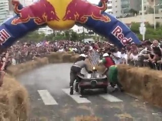 Batman race car crash :D